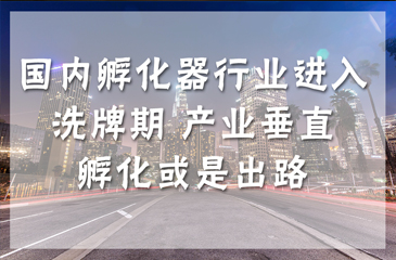 國內孵化器行業(yè)進入洗牌期 產業(yè)垂直孵化或是出路